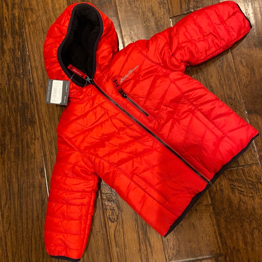 NWT Eddie Bauer Deer Harbor Reversible Jacket